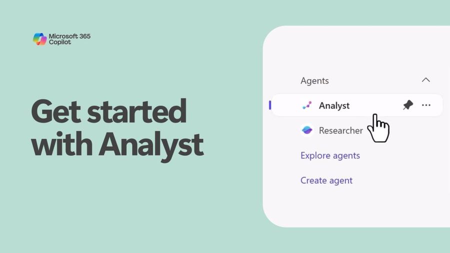 Vị trí Analyst trong menu Agents